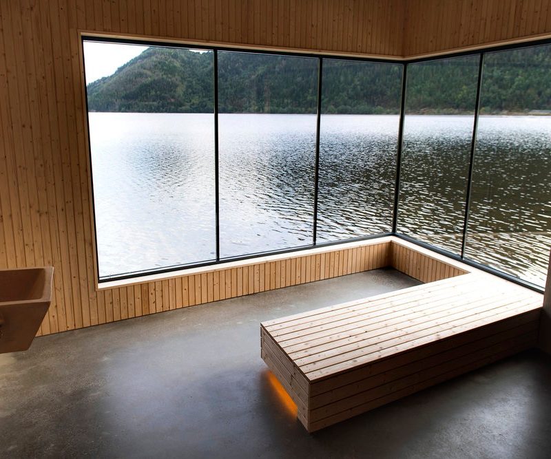 Finnish sauna.