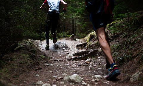 trail running shoes poles