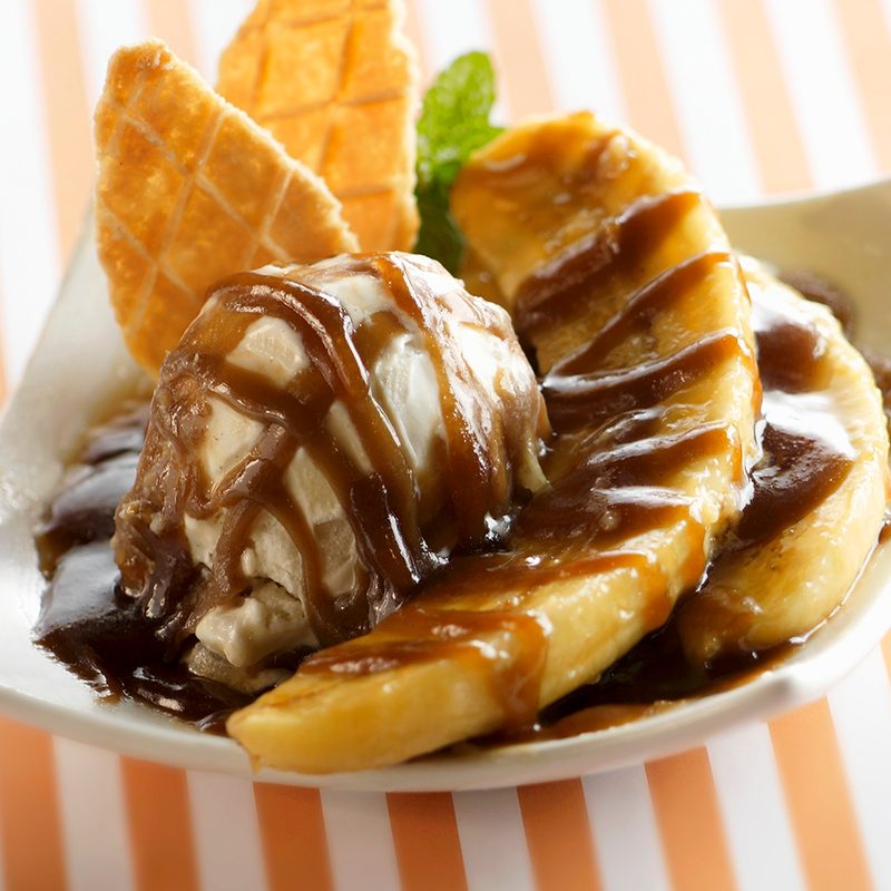 Bananas foster dessert