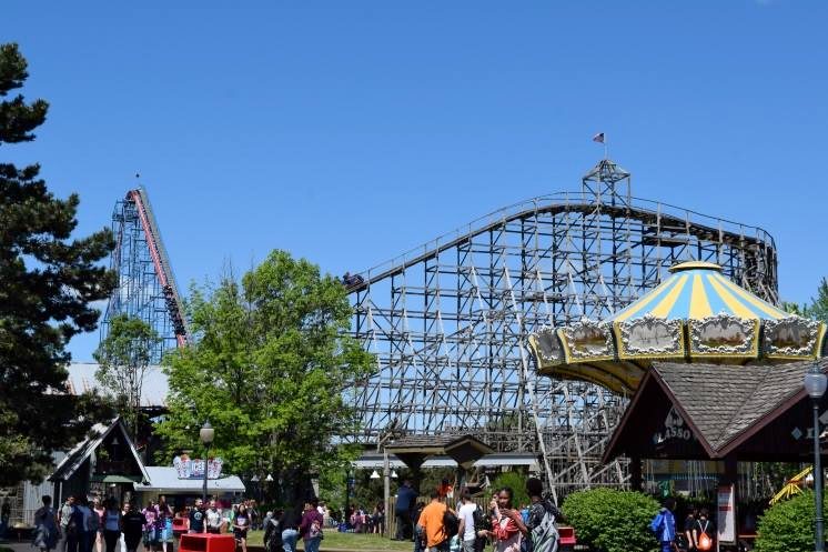 Six Flags Darien Lake.