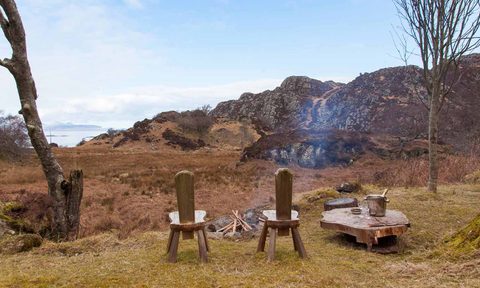 Eilean Shona Shepherds Cottage