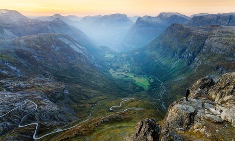 norway travel guide geiranger valley getty images
