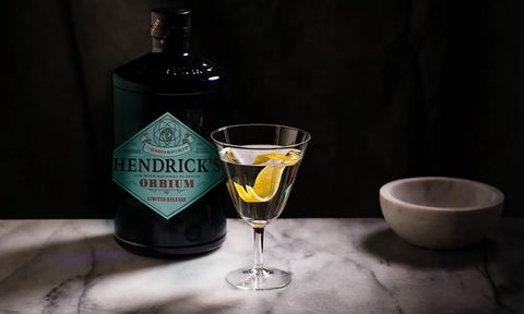 hendricks gin orbium martini