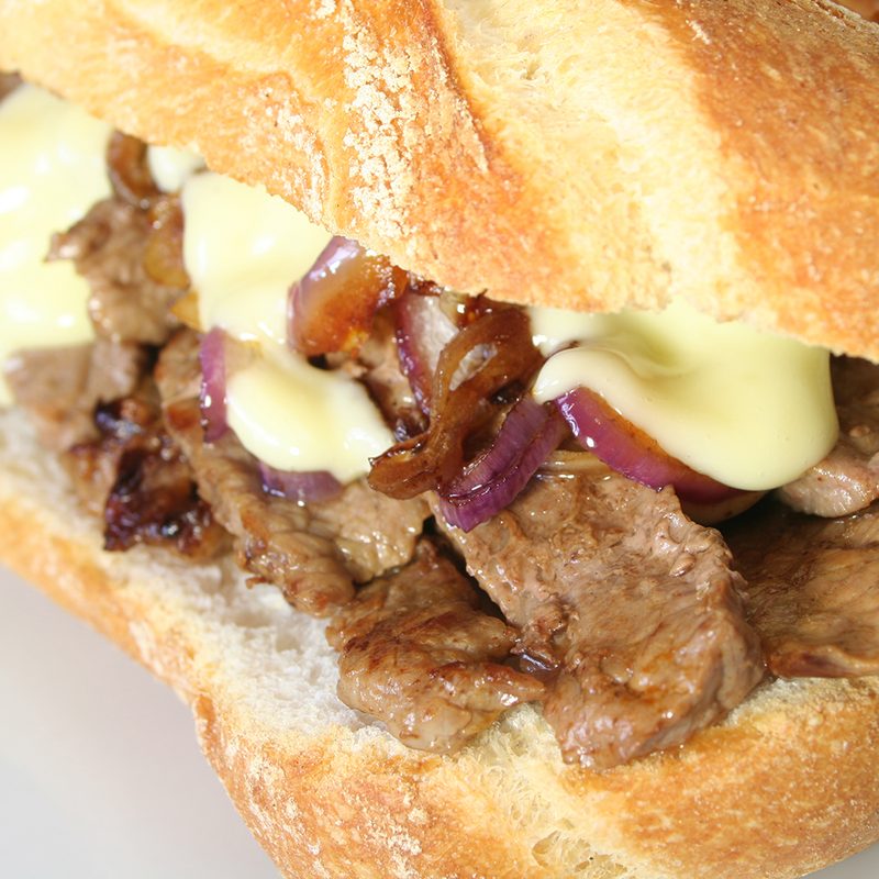 philly cheesesteak provolone cheese