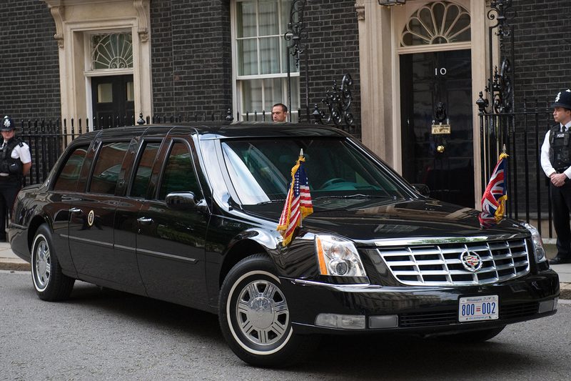 President George W Bush Cadillac DTS The Beast 2008