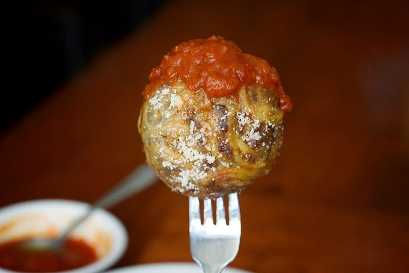 the meatball shop spaghetti in meatball