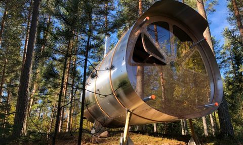 tree tents fuselage