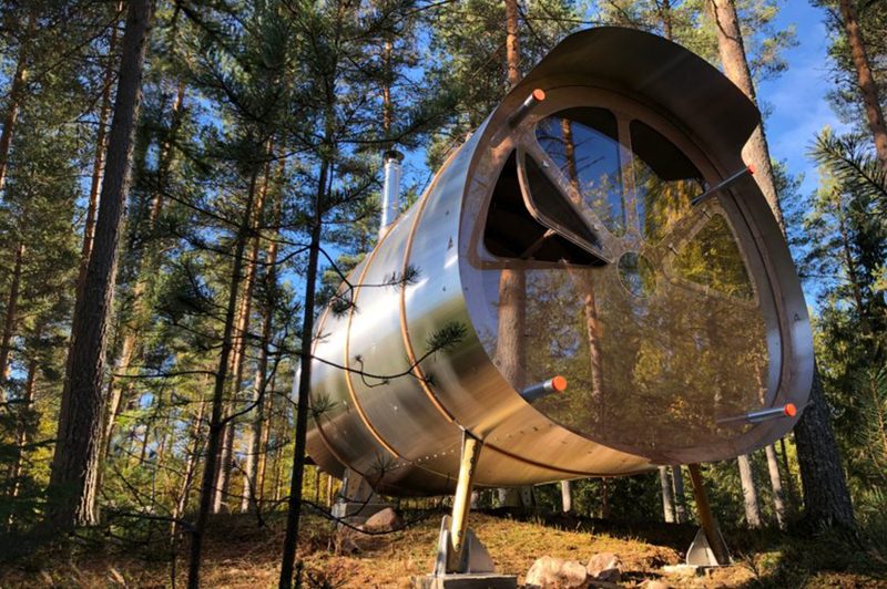 tree tents fuselage
