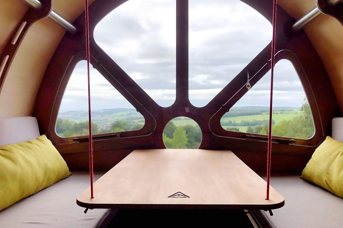 tree tents fuselage