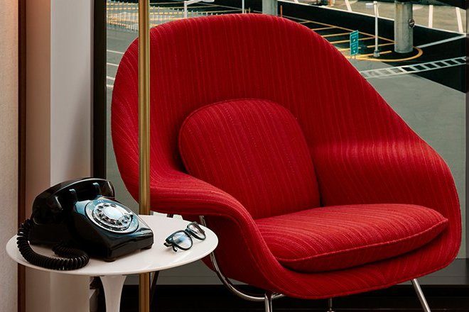 hotel twa terminal jfk airport model chair with view