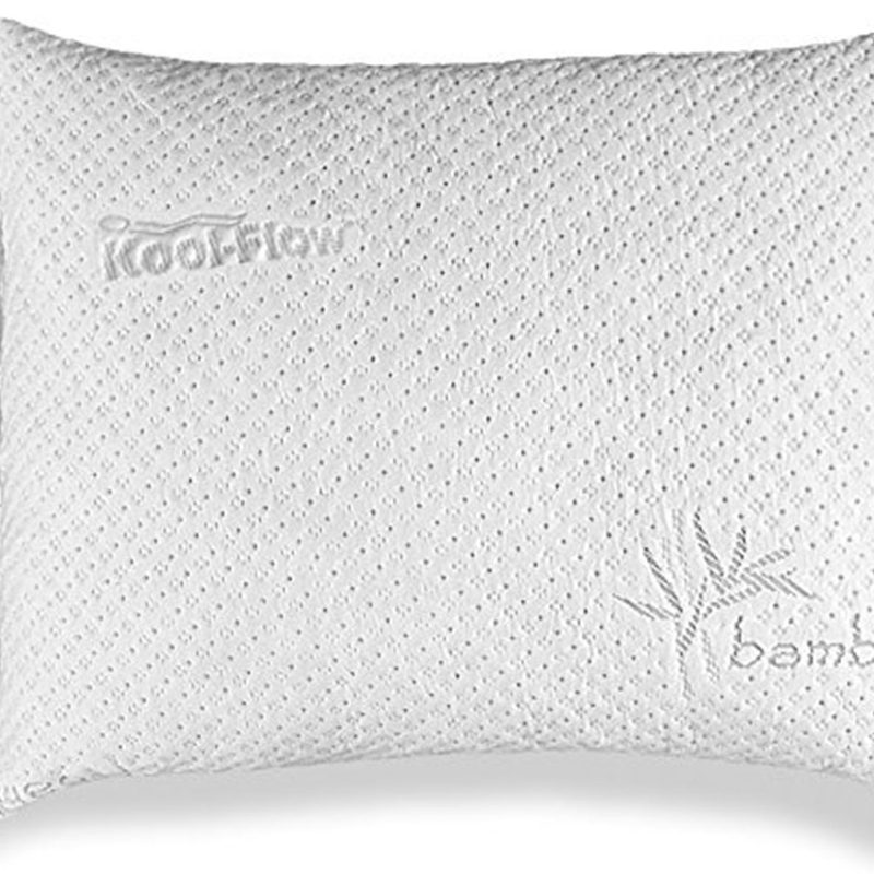 Xtreme Comforts Slimp Hypoallergenic Pillow on white background.