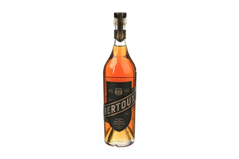 bertoux brandy bottle