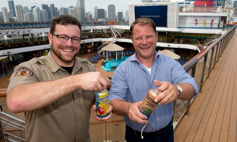carnival beer cans