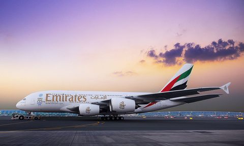 emirates airplane