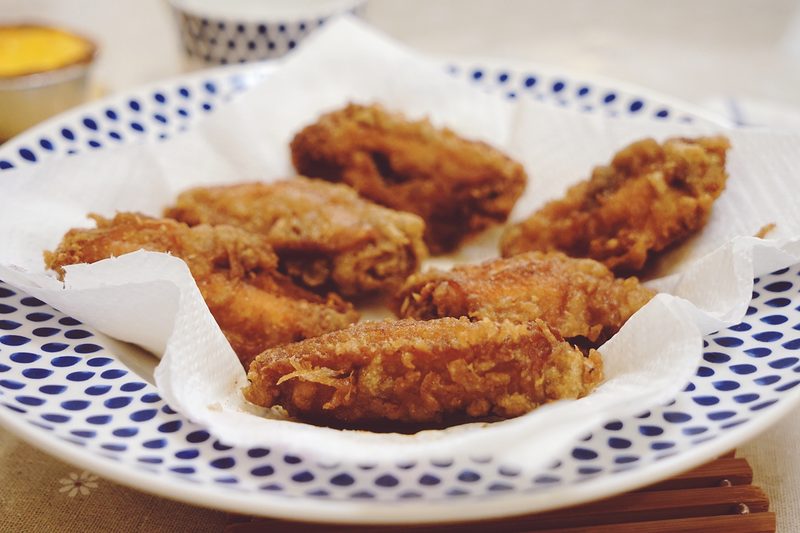 fried chicken close-up