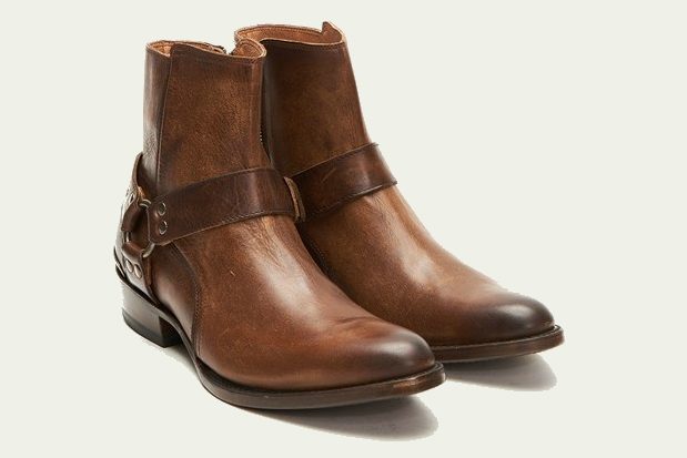 Frye Austin inside zip harness