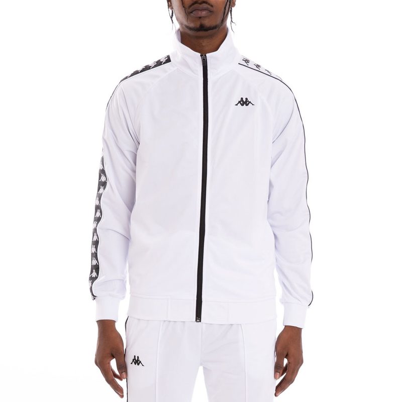 Kappa 222 Banda Anniston Alternating Banda White Black Track Suit