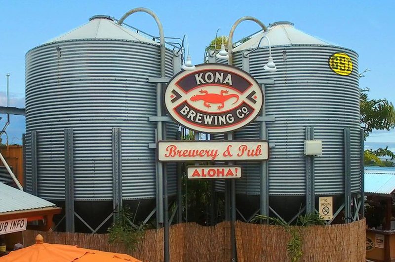Kona Brewing Company brewery sign