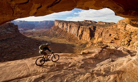 Mountain biking Moab Utah