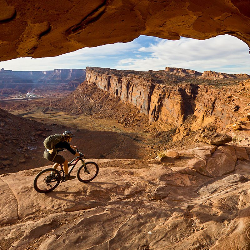 Mountain biking Moab Utah