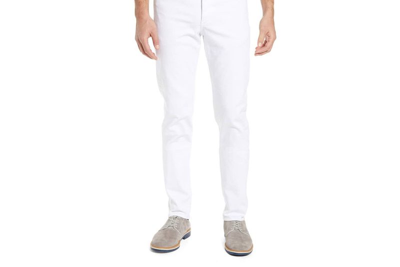 Rag & Bone Slim Fit White Jeans