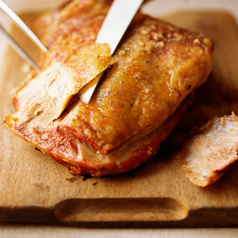 Roast lamb shoulder