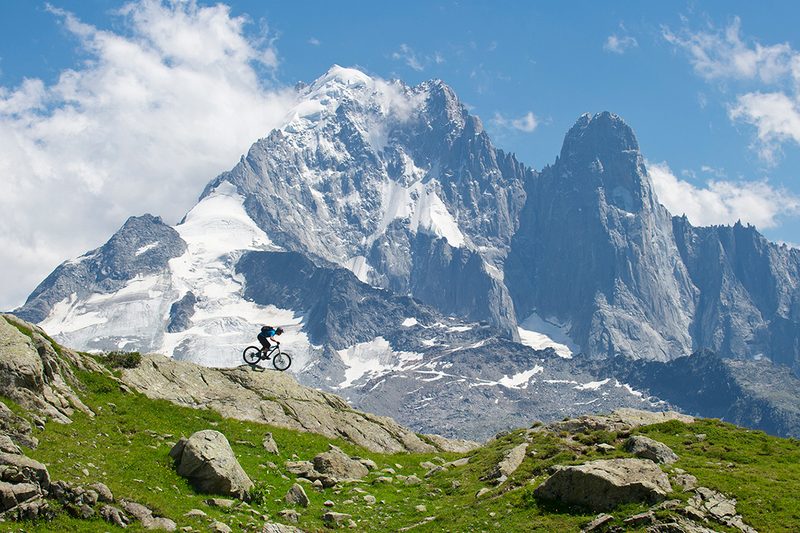 mountain biking the alps france