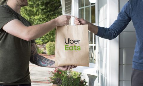 Uber Eats delivery bag