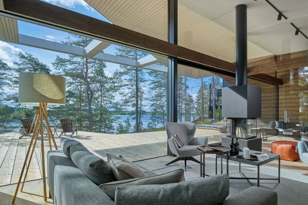 wave house log cabin seppo mantyla polar life haus 16