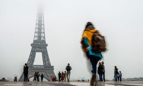 Eiffel Tower Paris France tourist.