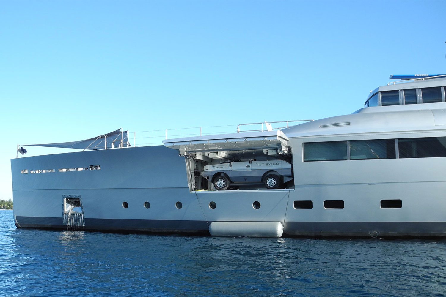 Exuma luxury yacht