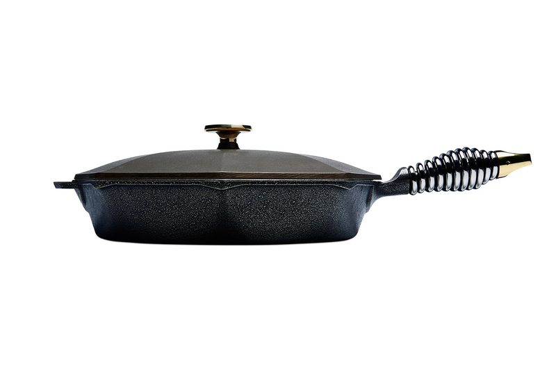 Finex 12 Inch Cast Iron Skillet with Lid
