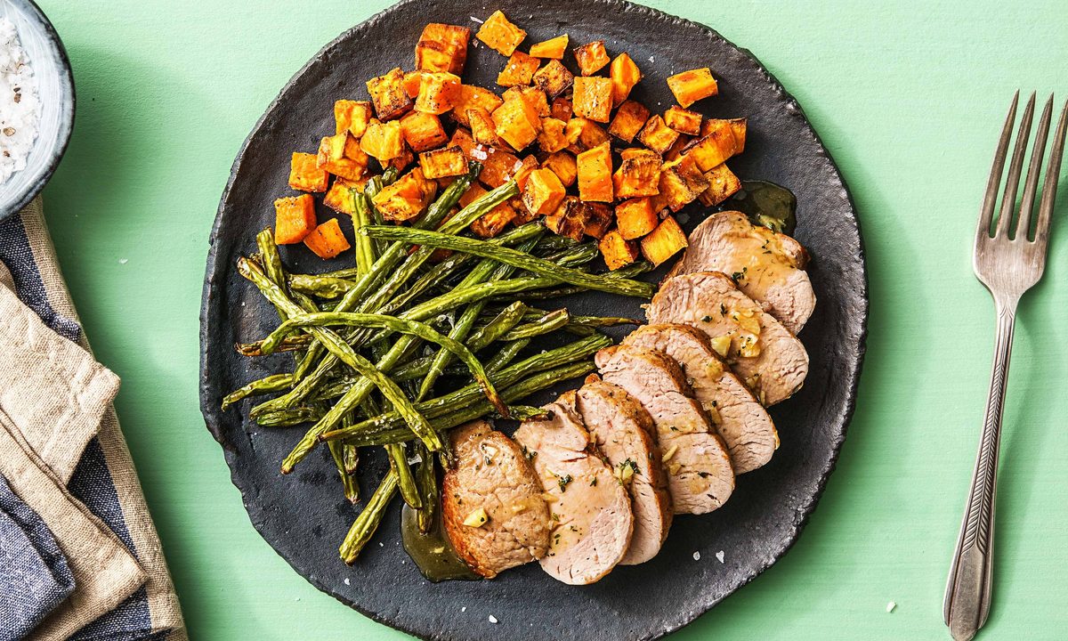 hellofresh meal kit delivery review honey glazed pork tenderloin