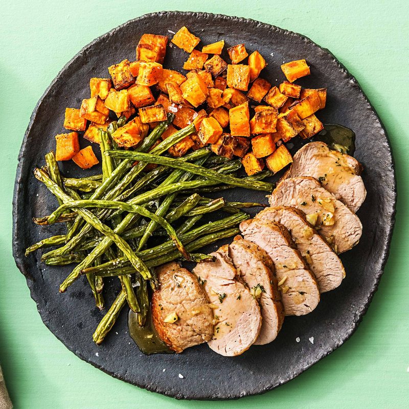 hellofresh meal kit delivery review honey glazed pork tenderloin
