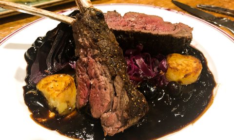 lamb chop dinner
