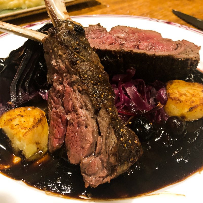 lamb chop dinner