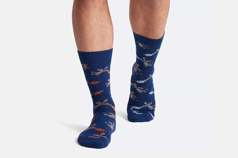 meundies dragons crew socks