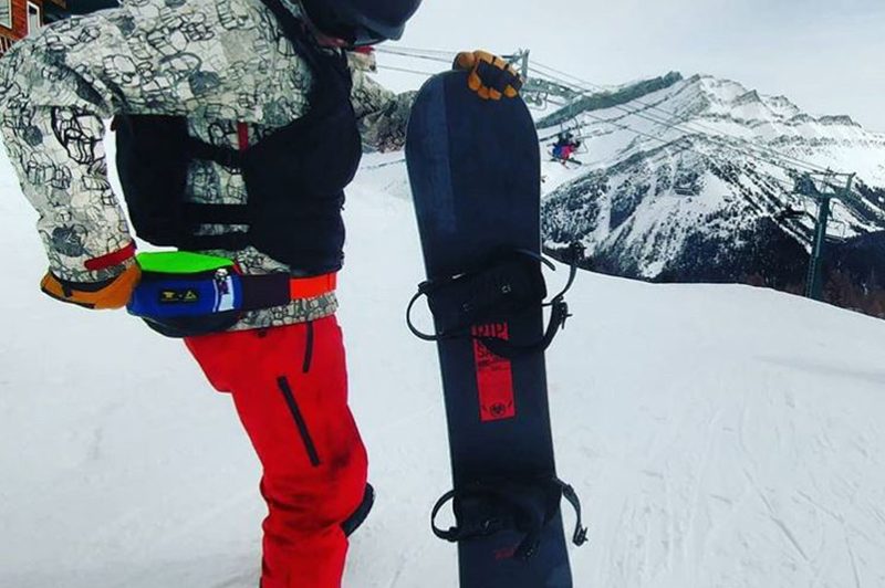 Mountainsmith Tripster Upcycled Waistpack snowboarding
