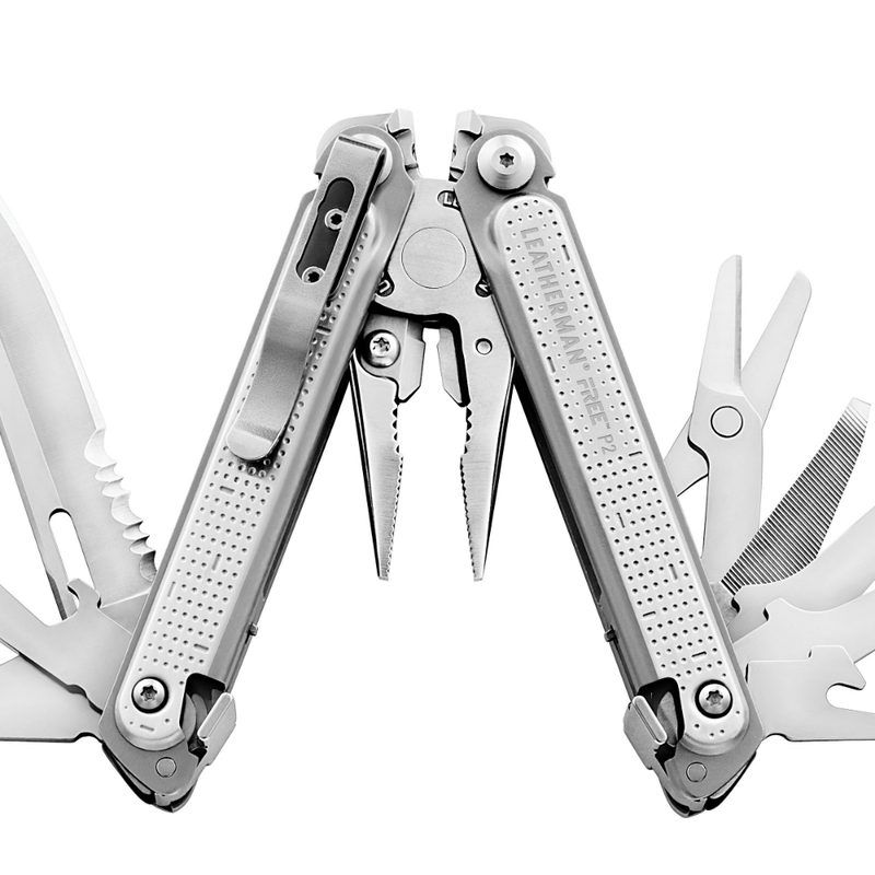 leatherman free collection multitools p26 p2 fanned 2