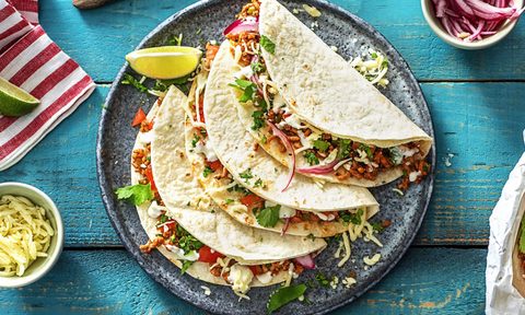 Pork carnitas tacos