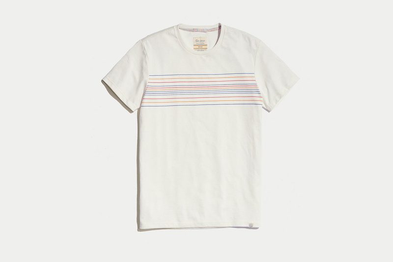 Re-Spun Stripe Graphic Tee