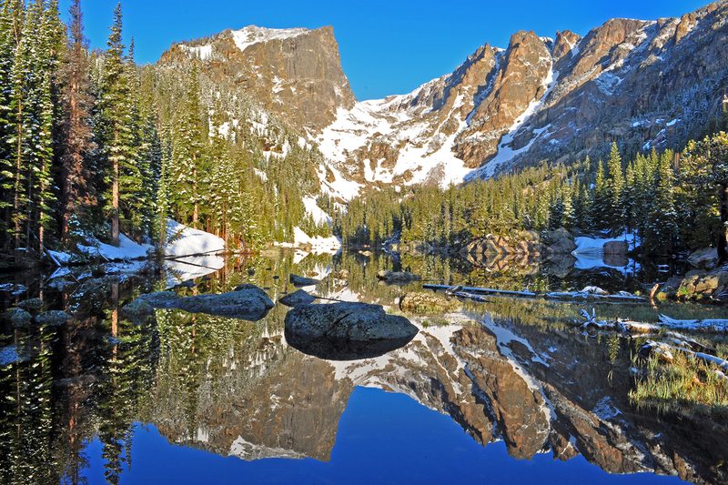 Rocky Mountain National Park Hallett Peak Dream Lake