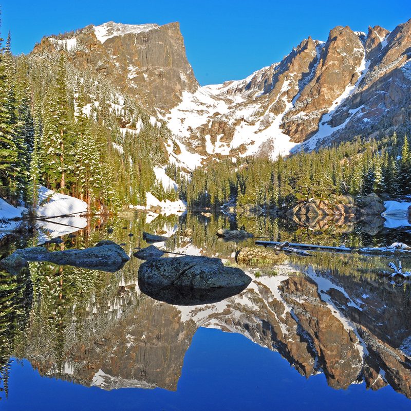Rocky Mountain National Park Hallett Peak Dream Lake