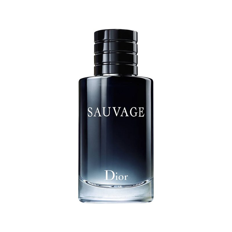 Sauvage Dior on a white background.
