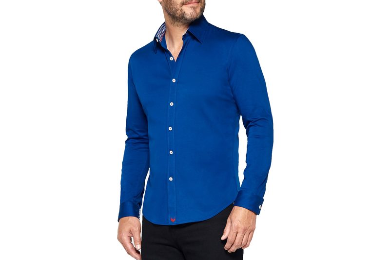 dress shirt shark tank The Sharks Are Amazed When Ketchup Rolls Right Off Of Baobab's White Shirts  | Shark Tank Global