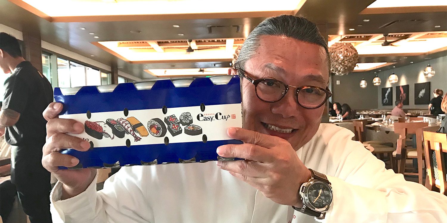 Iron Chef Morimoto Continues Building His Empire with Easy Cup