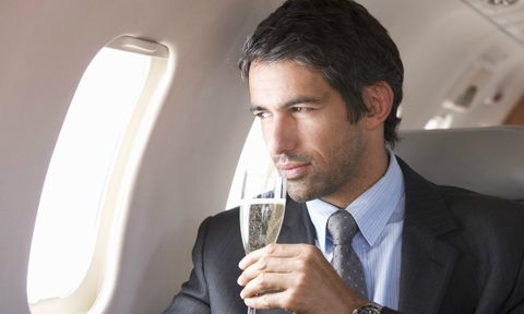 drinking while flying 2 getty images