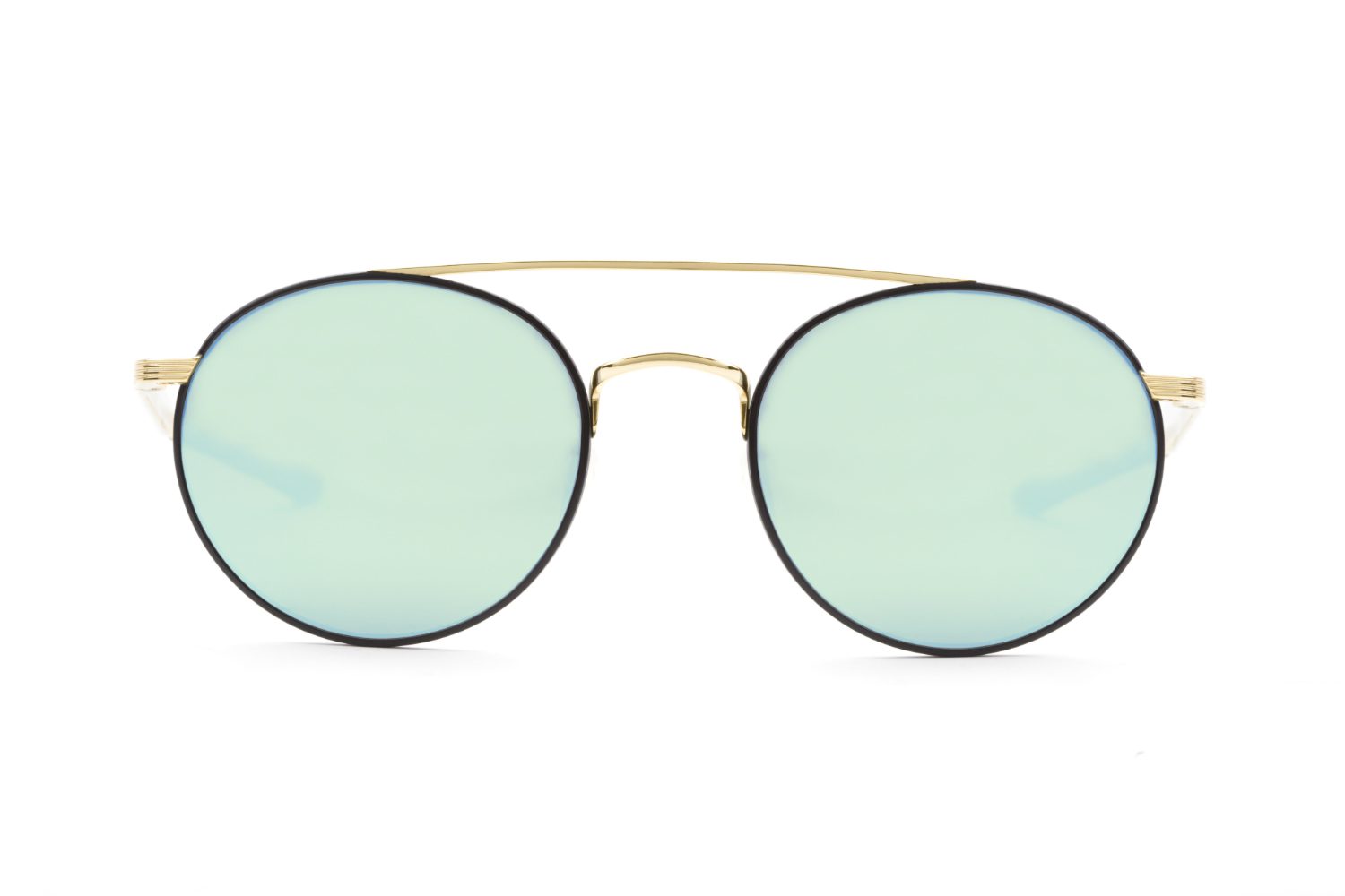 krewe active eyewear sunglasses driskill matteblackaquamirror18k front