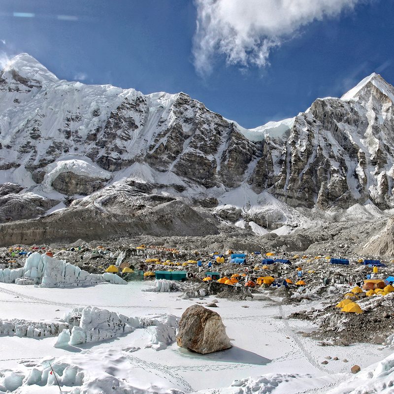 Tents at the Everest base camp