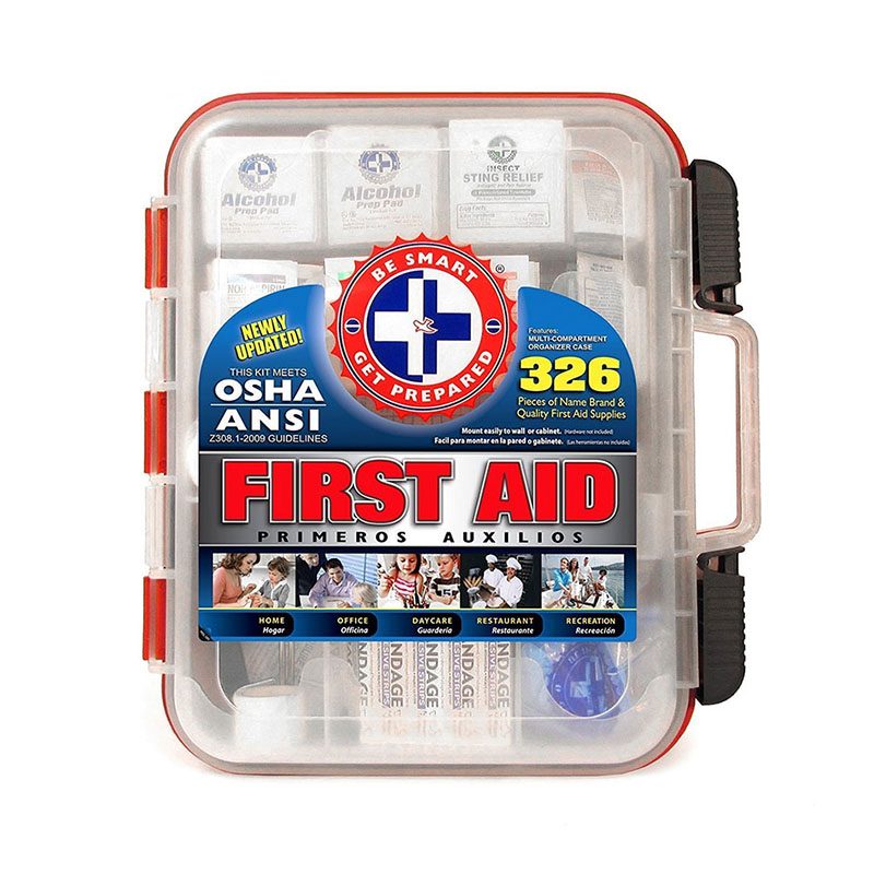 Be Smart Get Prepared first aid kit
